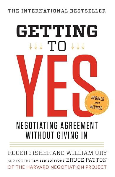 Getting to Yes by Roger Fisher & William Ury — book cover