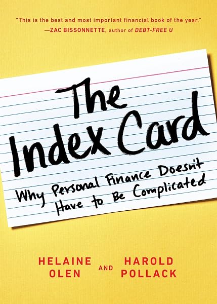 The Index Card by Helaine Olen & Harold Pollack — book cover